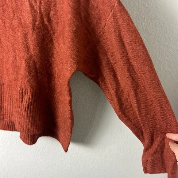 A New Day Orange Dolman Sleeve Sweater - Picture 3 of 5